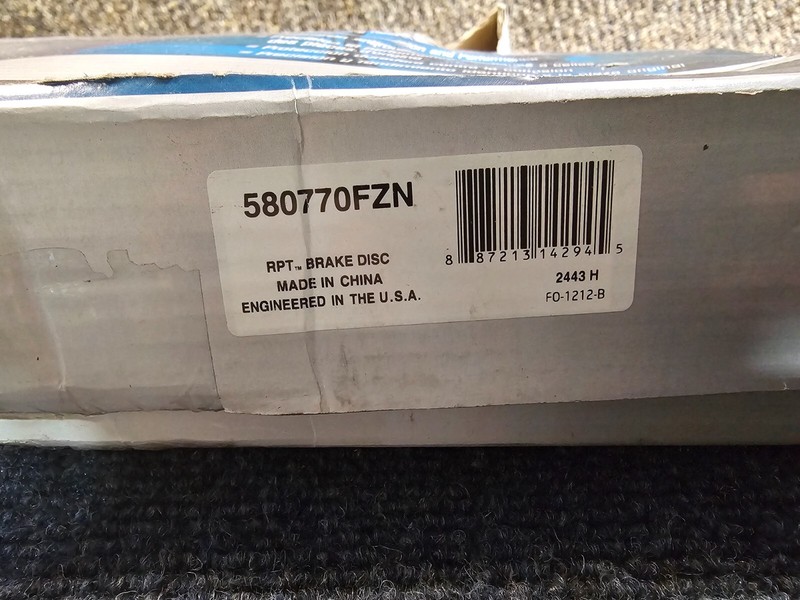 Raybestos 580770FZN Element3 Coated Disc Brake Rotor For Chevrolet Cruze 10-19 gallery
