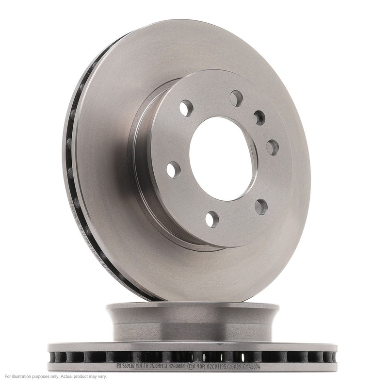 2x APEC Front Brake Discs for VW CRAFTER 30-50 Van 2006-16 300mm Vented SDK6100 gallery