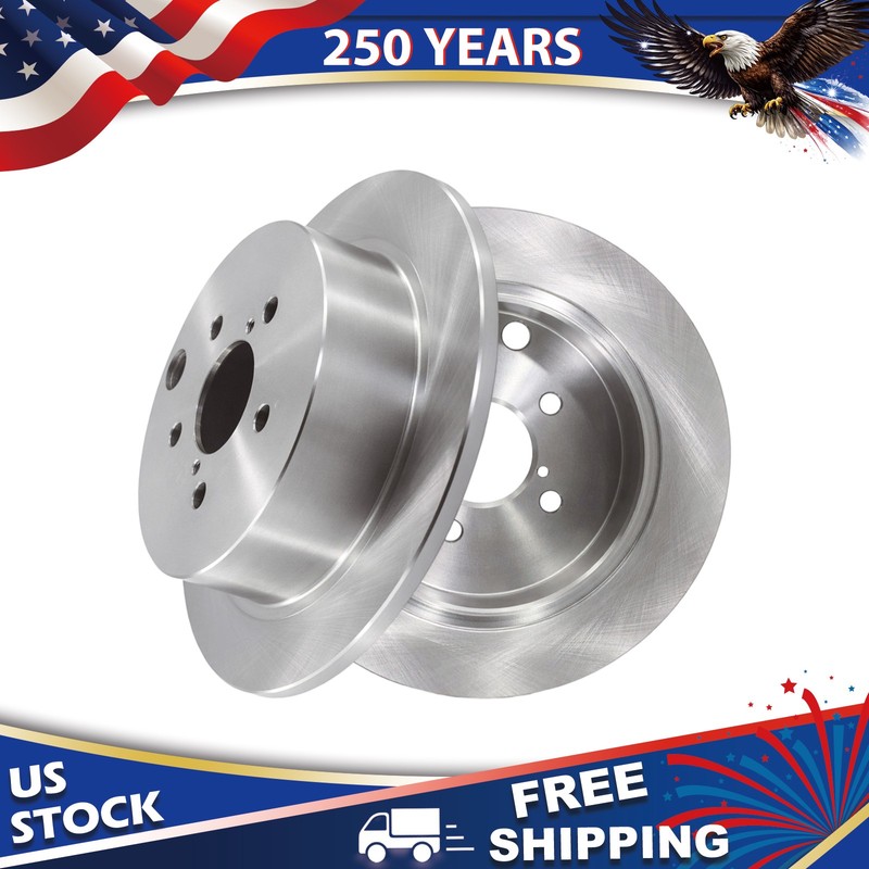 10.79” Rear Brake Rotors For SUBARU XV CROSSTREK 2013-2015 & IMPREZA 2012-2023