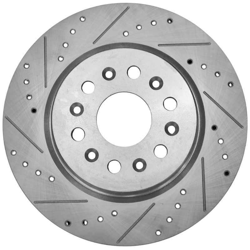 2x Rear Drilled Brake Rotors for Chevy Traverse 18-23 GMC Acadia Buick Cadillac gallery