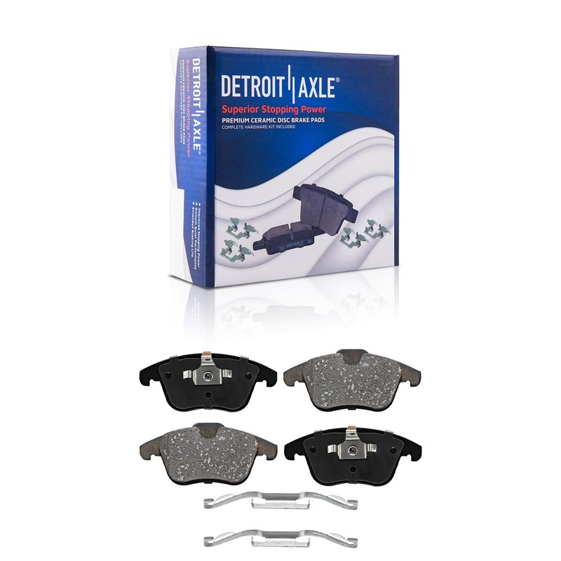 Front Drilled Slotted Brake Rotors Brake Pads Kit for Volvo S60 S80 V60 V70 XC70 gallery