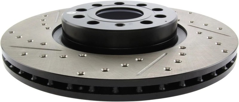 Front Right Drilled Slotted Brake Rotor fits Audi A1 VW Tiguan Bora Seat Aleta gallery