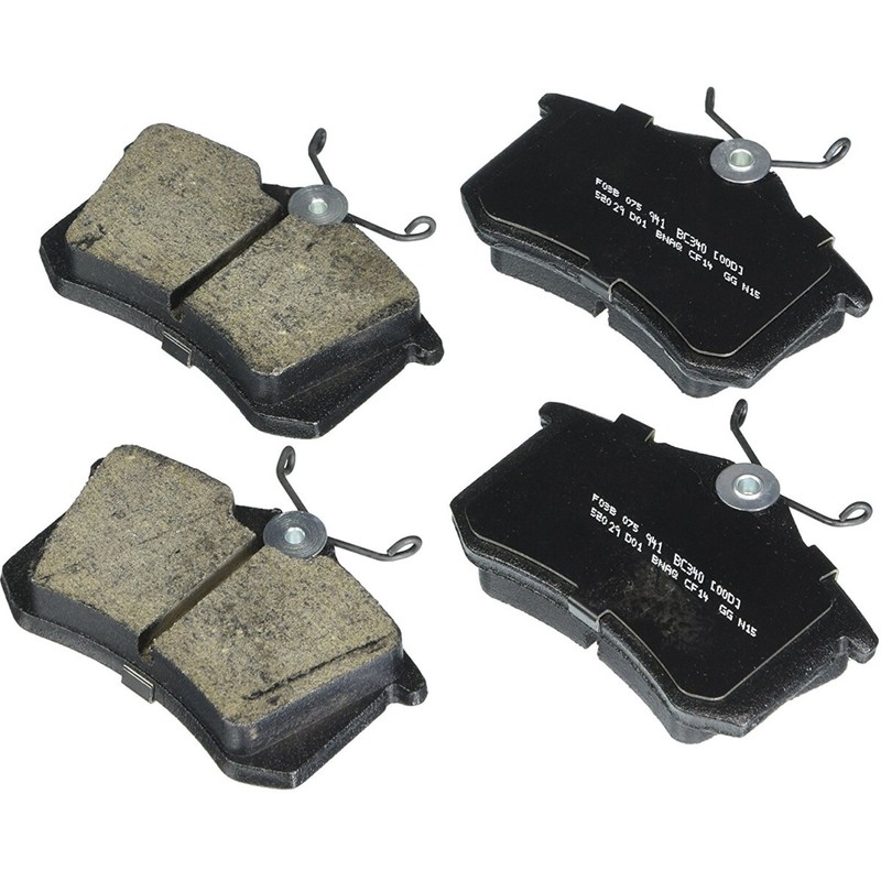 BC340 Bosch 2-Wheel Set Brake Pad Sets Rear for VW Volkswagen Jetta Passat A4 A6