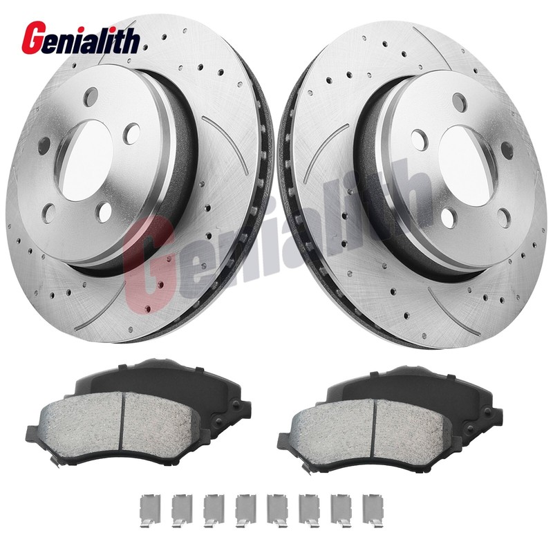 Front Brake Rotors and Pads Kit for 2008 2009 2010 2011 Dodge Nitro Jeep Liberty