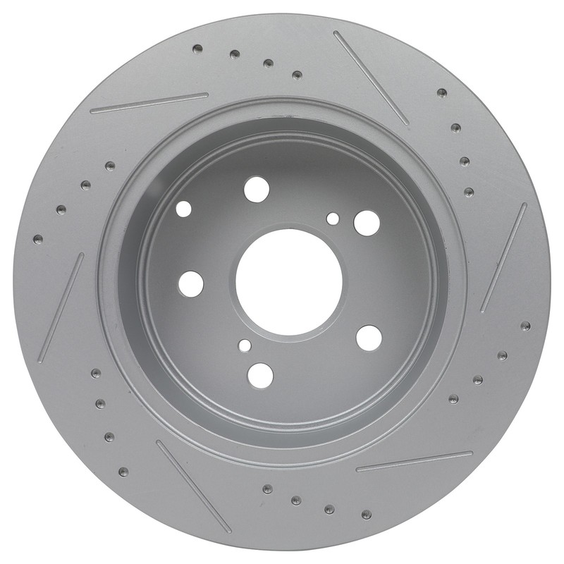 For 2016-2018 For Toyota Rav4 Lexus HS250h Rear Drilled Disc Rotors Brake Pads gallery