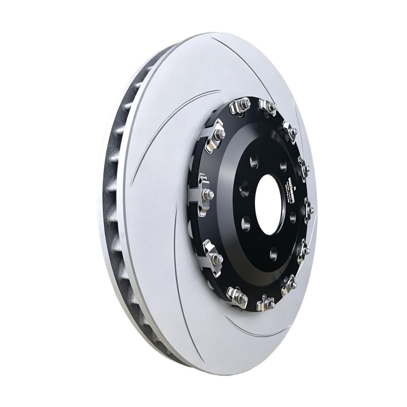 2-Piece Front Float Slotted Brake Rotor For AUDI A6 A8 S6 SQ7 SQ8 Etron (10-25) gallery