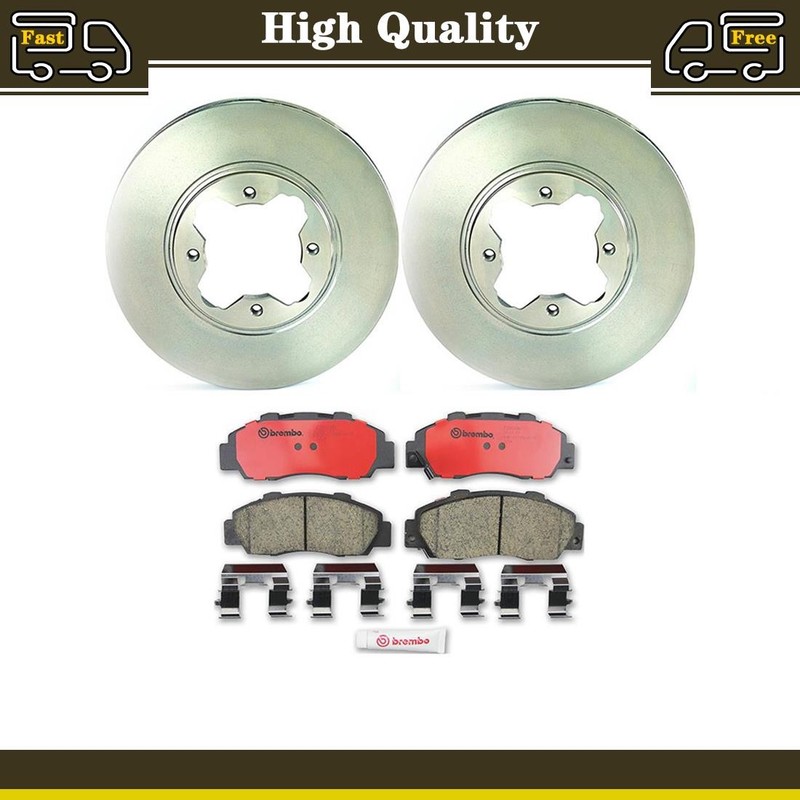 Front Disc Brake Pads Disc Rotors Fits Honda Accord 2.2L 2.7L Acura CL 3.0L