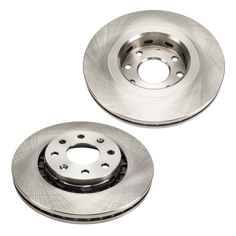 2x 256mm Front Disc Brake Rotors For Chevy Aveo Chevy Spark Chevy Aveo5 12149008 gallery