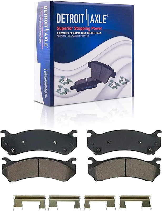 6-Lug Front & Rear Brake Pads Rotors for 2000-2006 Chevrolet Suburban 1500 gallery