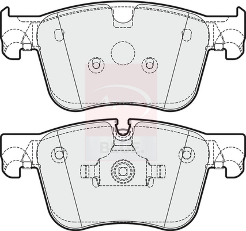 APEC Blue Front Vented Brake Discs & Brake Pads Kit For Citroen C4 Picasso gallery
