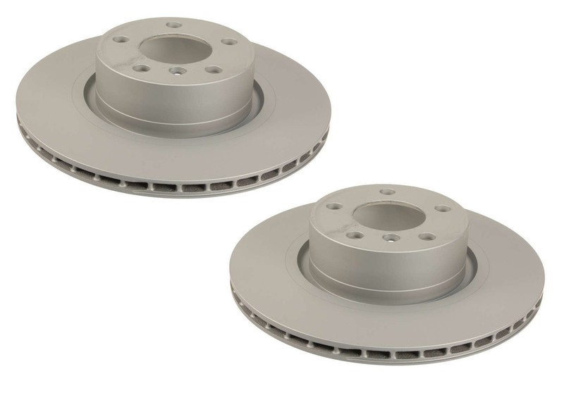 Pair Set of 2 Rear Zimmermann Vented Brake Disc Rotors 330 for BMW F25 X3 F26 X4