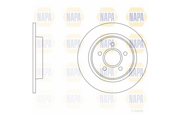 FOR FORD C-MAX 2.0 07 TO 10 REAR SOLID BRAKE DISCS AND PADS SET 280 MM gallery