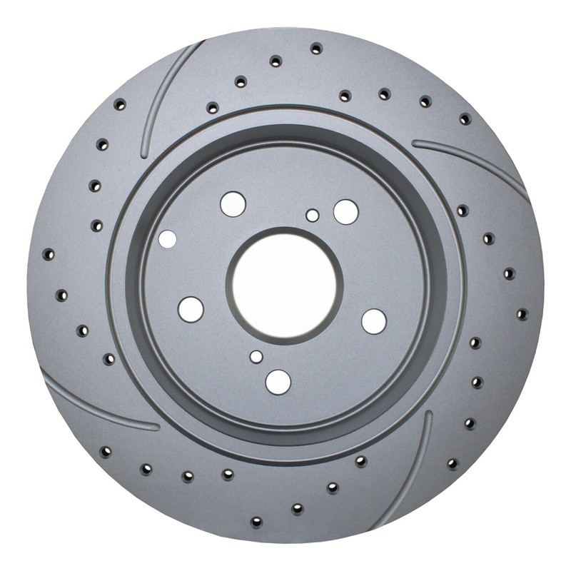 Rear Brake Kit 281mm Drilled Rotors Akebono ProACT Ceramic Pads For HS250h RAV4 gallery