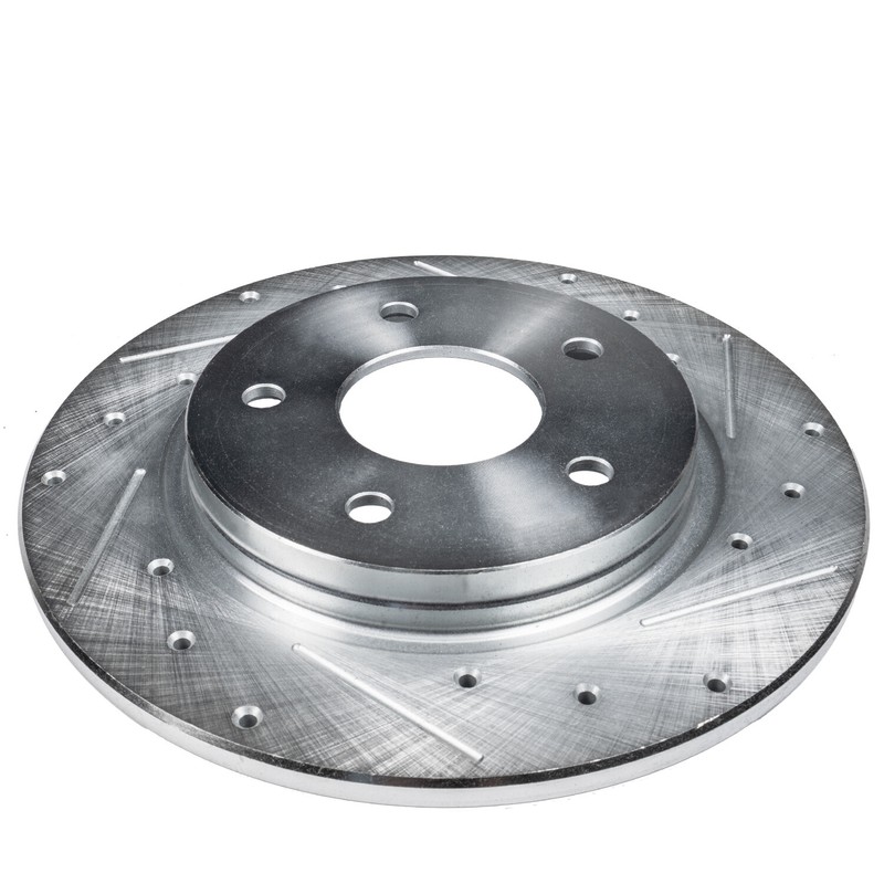 Rear Drilled and Slotted Brake Rotors for Chrysler Sebring Dodge Neon Stratus gallery