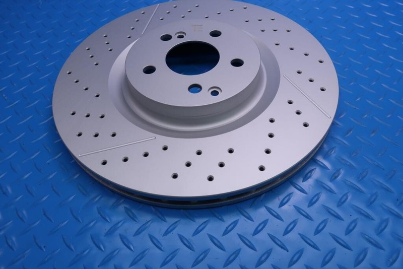 Mercedes Glc63 Gt63 Gt53 Amg rear brake disc rotors 2pc TopEuro #12346 gallery