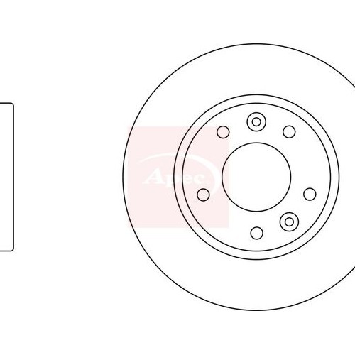 APEC Brake Disc DSK2465