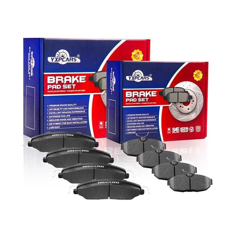 Front Rear Disc Brake Rotors + Ceramic Pads for 2005 - 2010 Ford Mustang Base gallery