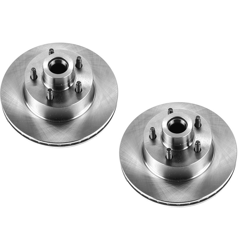 SET-P15AR8117-2 Powerstop 2-Wheel Set Brake Discs Front RWD for Ford Mercury