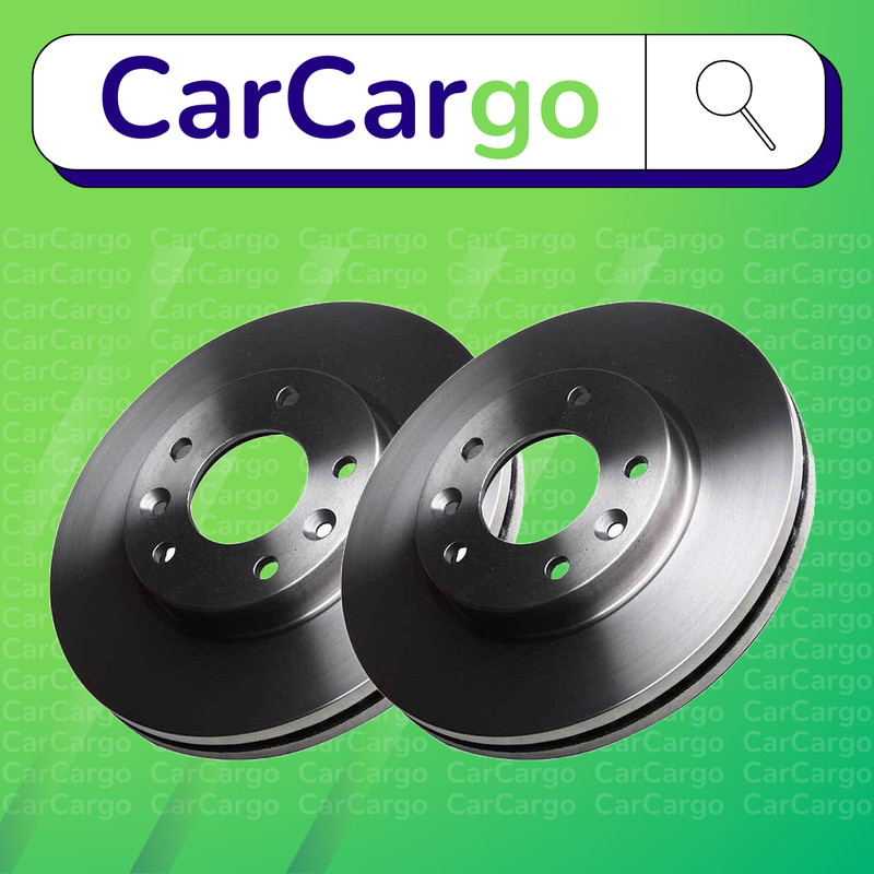 Premium Vented Front Brake Discs Pair For Kia Sedona 3.5 2002-2006 274 mm