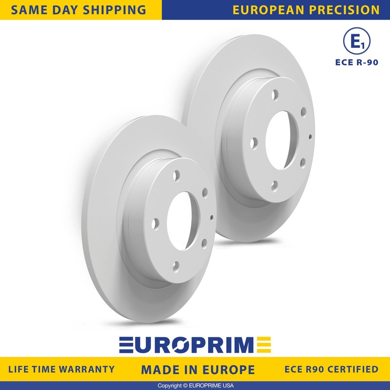10.28 in Rear Brake Rotors Set for 93-97 Ford Probe 93-97 Mazda 626 MX-6 Protege