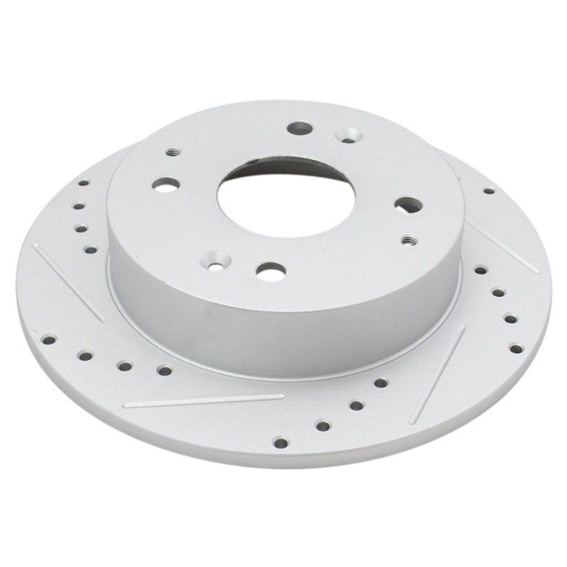 Front & Rear Performance Drilled Slotted Rotor & Ceramic Brake Pad Kit gallery