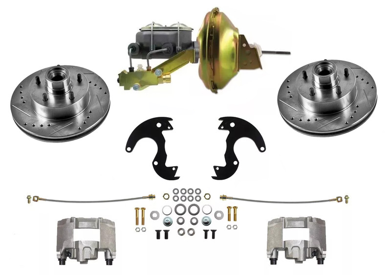 GM 1964-72 A, F, X Body Drum to Disc Power Brake Conversion for 14″ Wheels