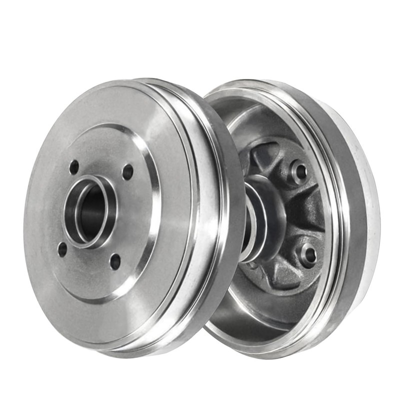 Front Rear Drilled Rotors Drums Brake Pads Shoes for 2012-2019 Nissan Versa 1.6L gallery