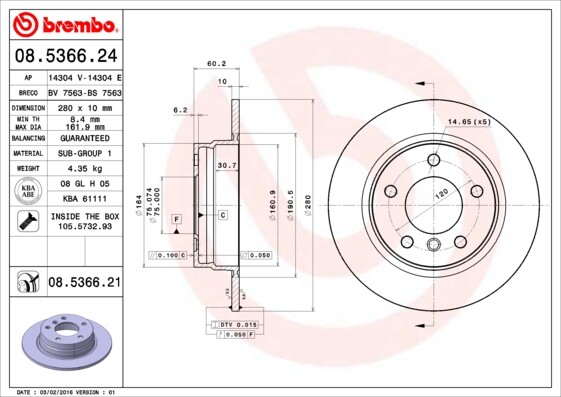 Fits BMW 3 Series 1990-2006 + Other Models Brake Discs Rear Stallex gallery