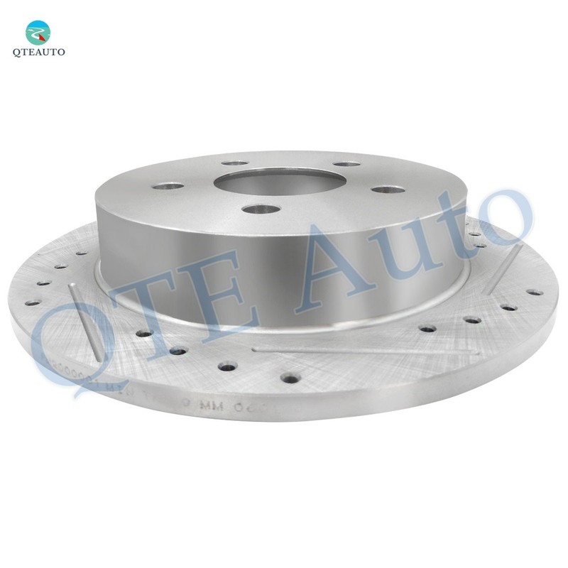 8PC F 303-R 278 Drilled Brake Rotors-Wheel Hub For 1998 1999 Oldsmobile Intrigue gallery