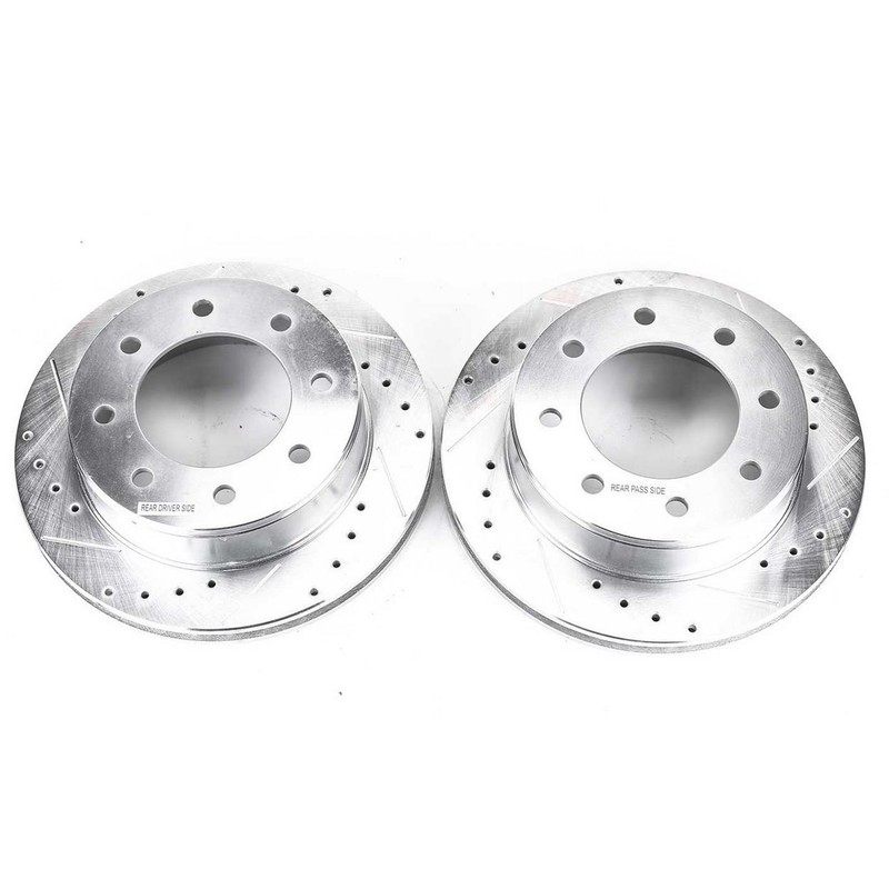 PowerStop Disc Brake Rotor Set - Fits Chevrolet Express 2500 2003-2019, Chevrole gallery