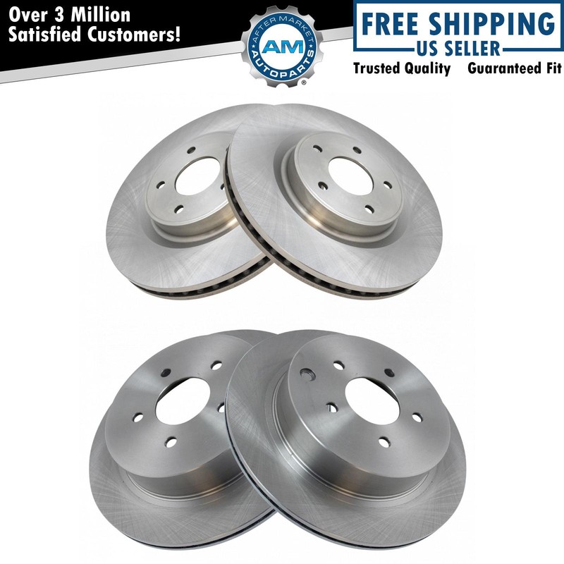 Brake Rotor Kit Front & Rear Set of 4 for Infiniti Nissan Q50 QX60 Murano