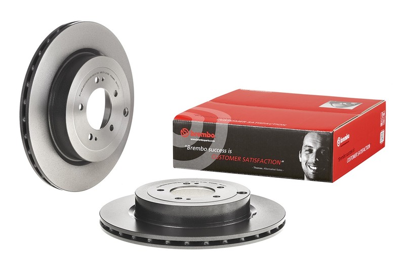 Brembo Rear Brake Disc Rotor PVT Coated For Mitsubishi Lancer Evolution ’08-’15