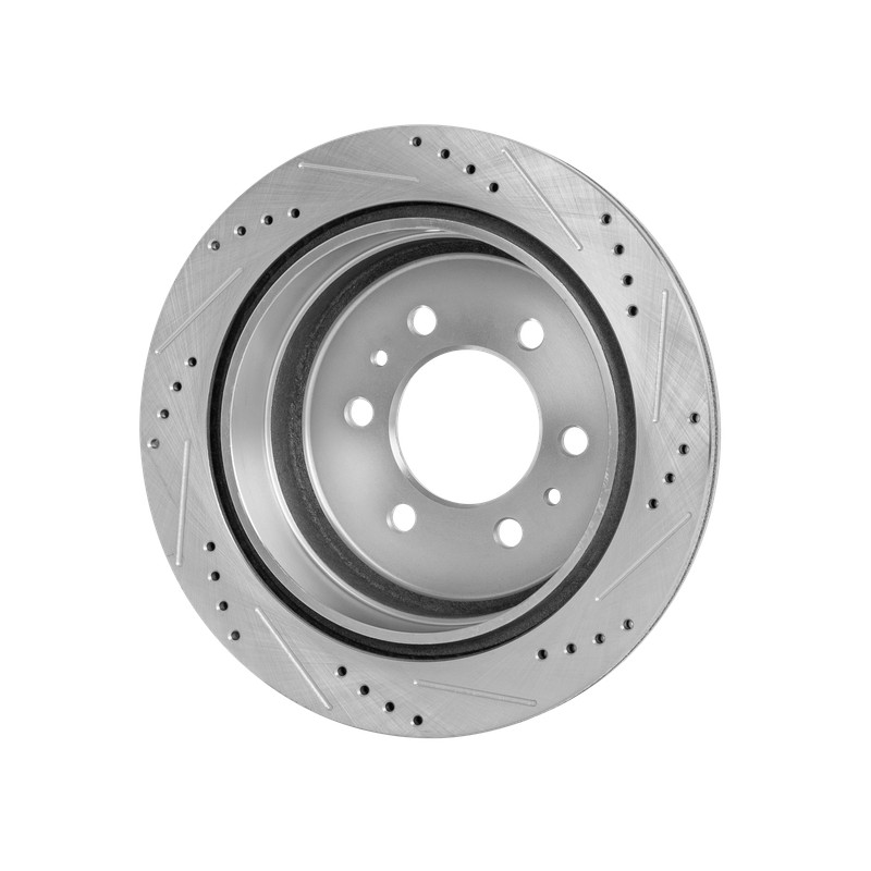 350mm Front Rear Brake Drilled Rotors Brake Pads for 2010 2011 Ford F-150 6 Lugs gallery