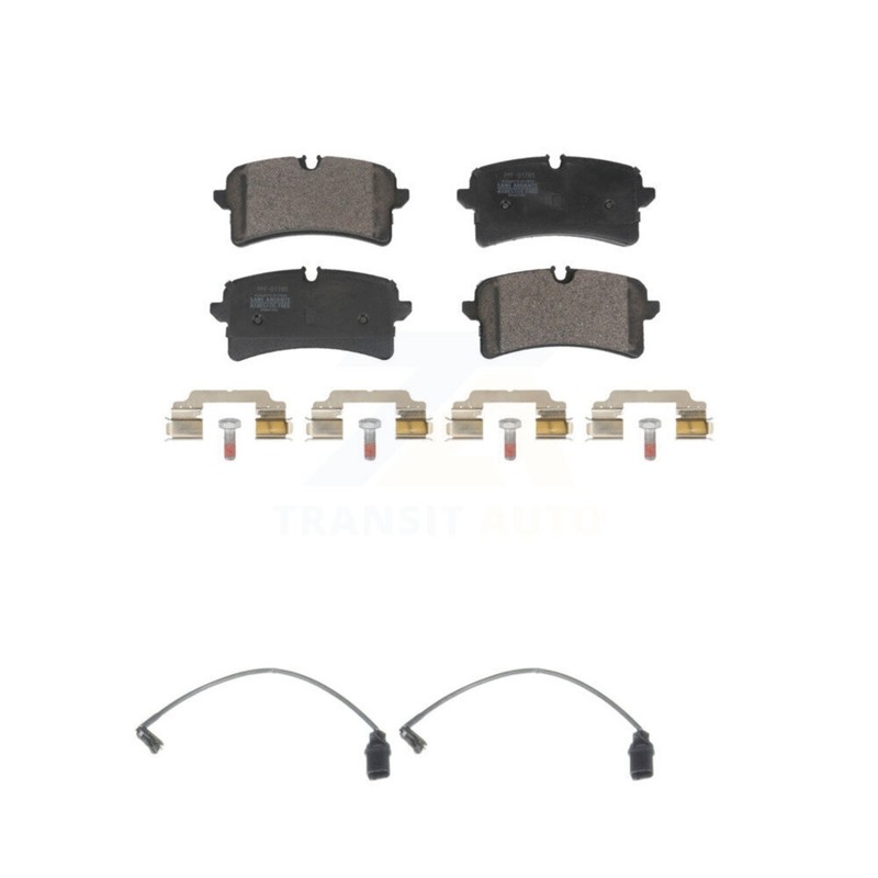 Positive Plus KPW-101642 2-Wheel Set Brake Pad Sets Rear for Audi A7 Quattro 16