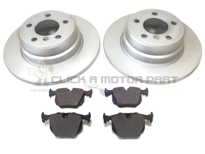 BMW X5 3.0 3.0D 4.4 E53 2000-2006 REAR 2 BRAKE DISCS AND PADS SET NEW