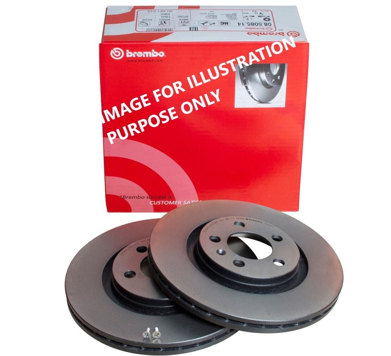 BREMBO FRONT Brake Discs 322 mm INTERNALLY VENTED REAR 300 mm INTERNALLY VENTED