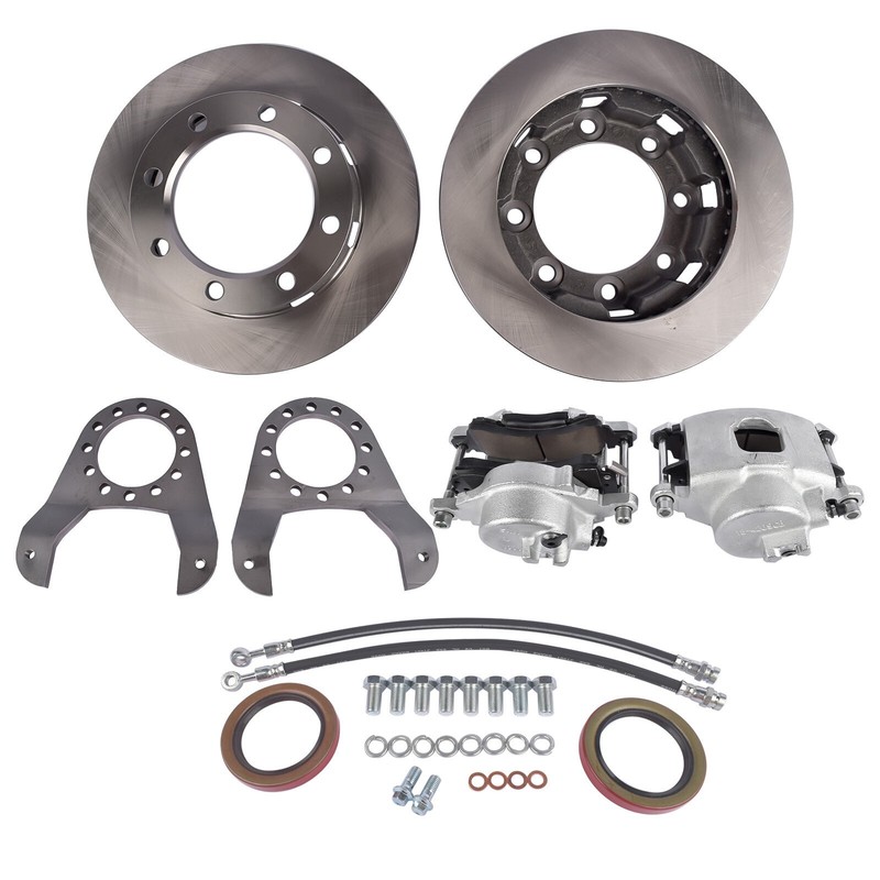 For GM 1973-1988 Disk Brakes 14 Bolt Complete Disc Brake Conversion Kit 10.5 SRW