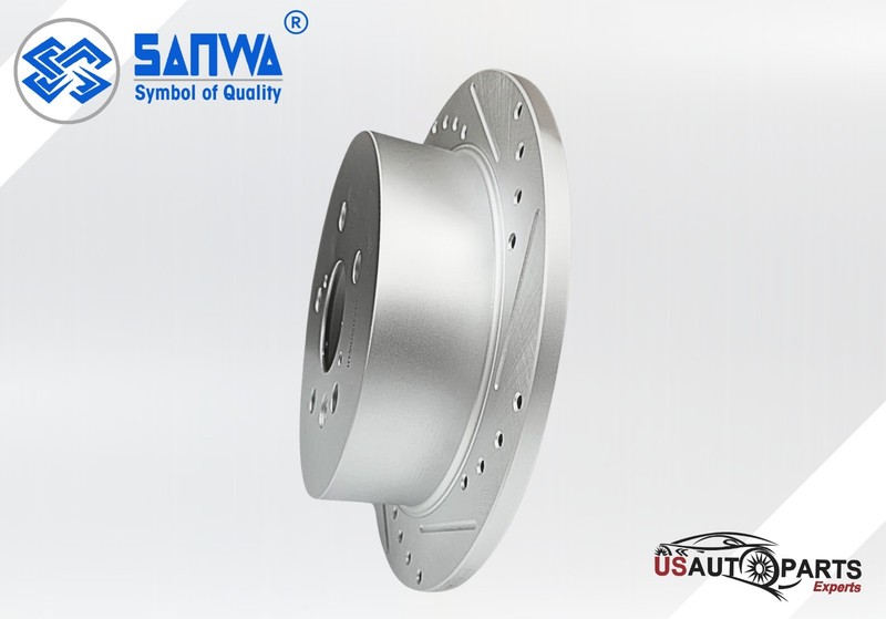 REAR LH BRAKE ROTOR SOLID & GEOMET COATED D&S 291mm FOR TOYOTA SIENNA 04-10 3.3L gallery