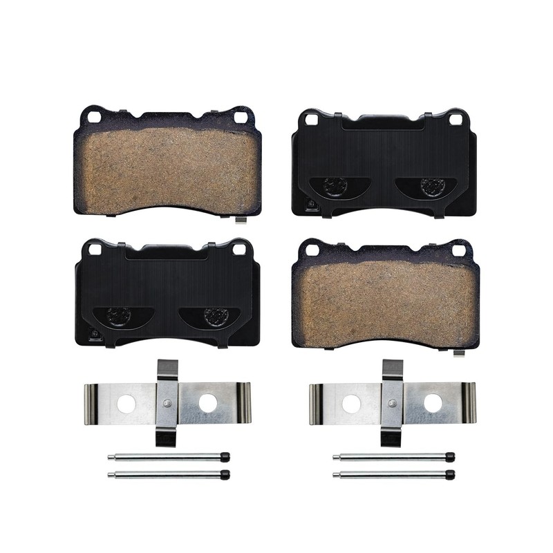 8pc Front & Rear Drilled Rotors Ceramic Brake Pads for 2007 - 2011 Ford Mustang gallery