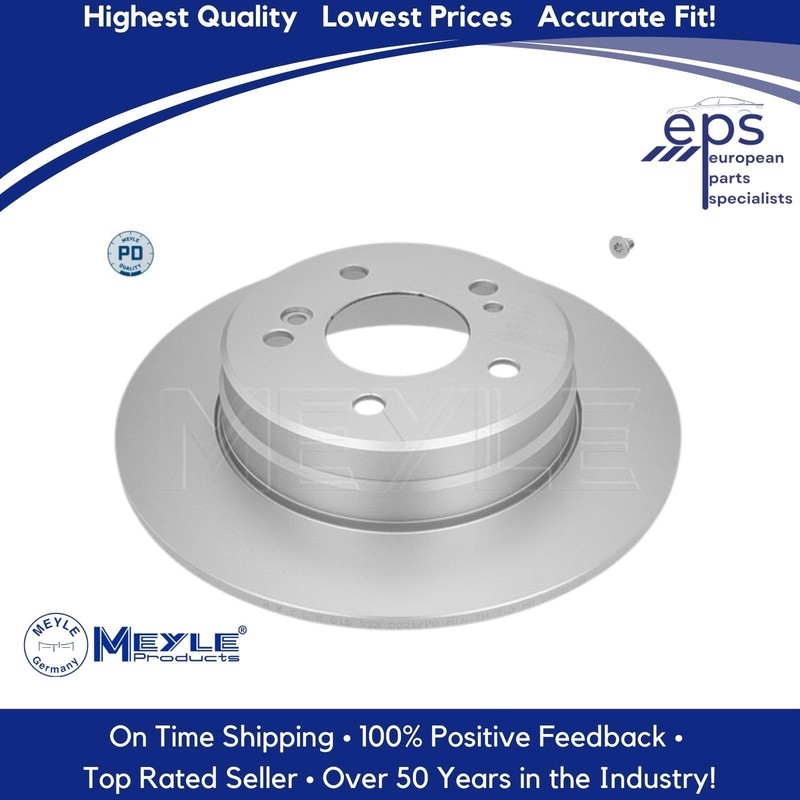 Rear Brake Disc Rotor Select 87-11 Mercedes C CE E TD TE SLK 203 423 01 12