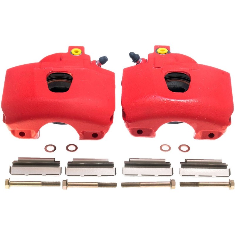Powerstop Front 2 Wheel 297mm Discs Calipers Pads Kit for 94-96 F-150 4WD Bronco gallery