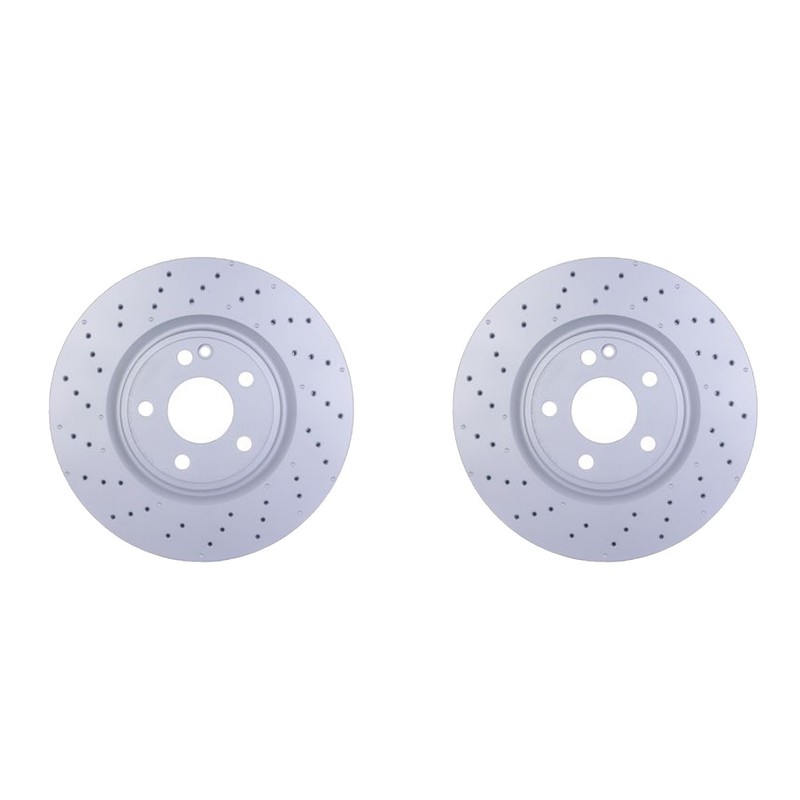 Hella Pair Set of Rear Solid 280mm Disc Brake Rotors For 1Z21 I01 i3 F56 Cooper