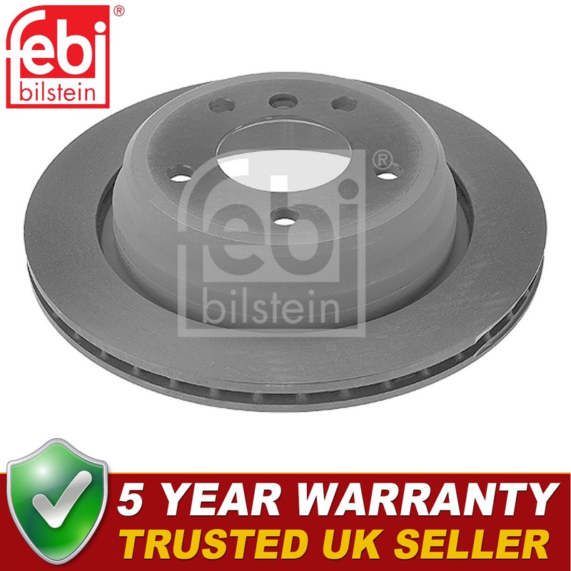 Febi Rear Brake Discs Fits BMW 5 Series 1995-2004