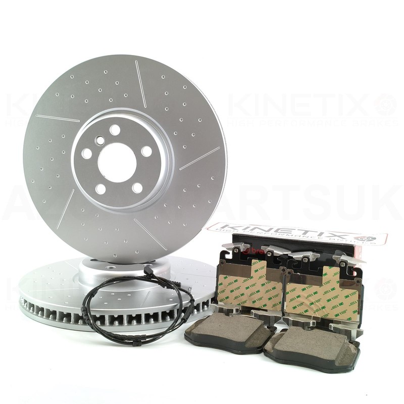 FOR BMW 330i G21 M SPORT FRONT BRAKE DISCS BREMBO PADS SENSOR 374mm x 36mm