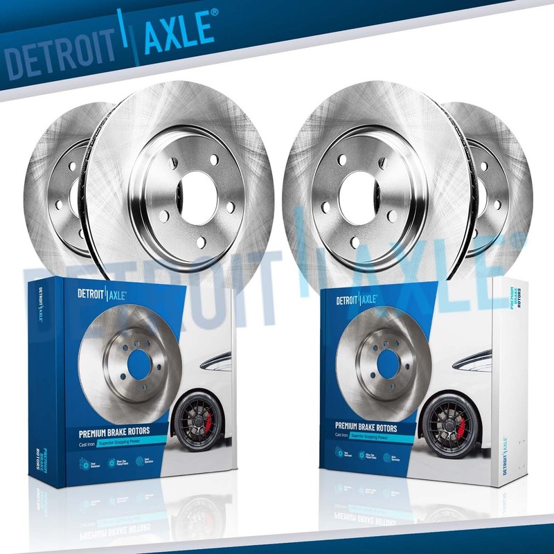 All (4) Front & Rear Brake Rotors for 2014 2015 Ford Escape Transit Connect