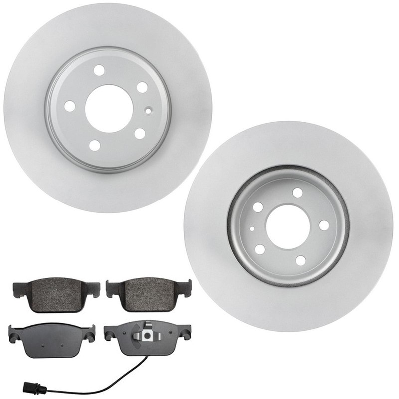 Front 314MM Disc Brake Rotors & Euro E90 Pads for Audi A4 2017 2018 2019 2020