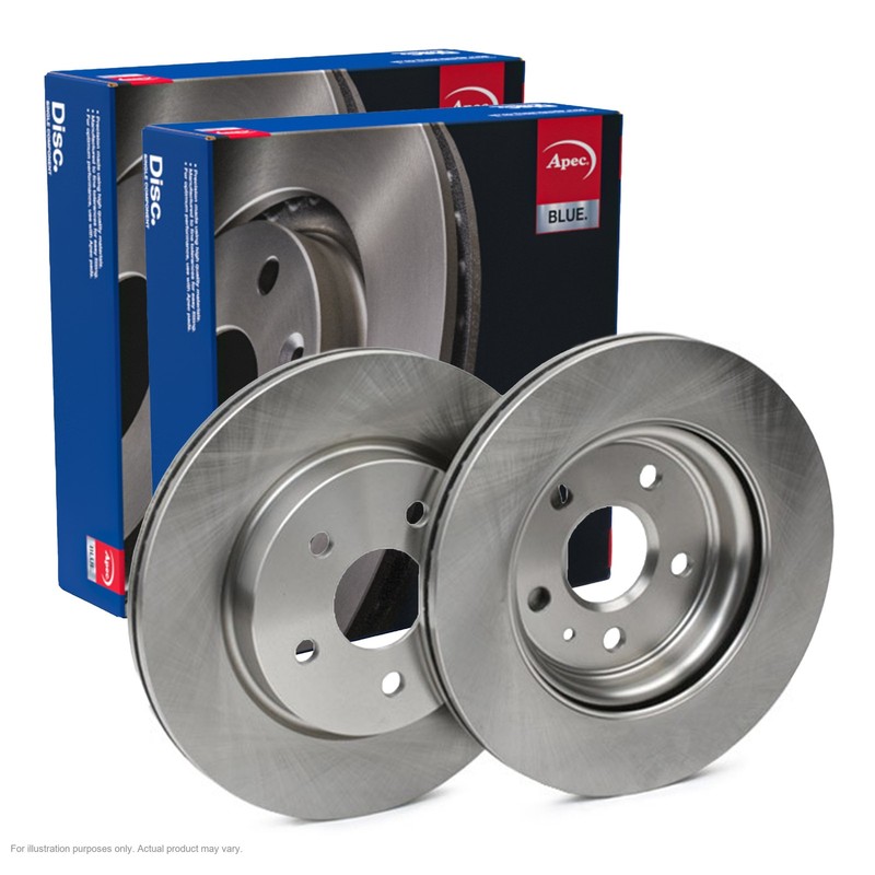 2X APEC Rear Brake Discs for SAAB 9-5 2010-12 315mm Vented SDK6257