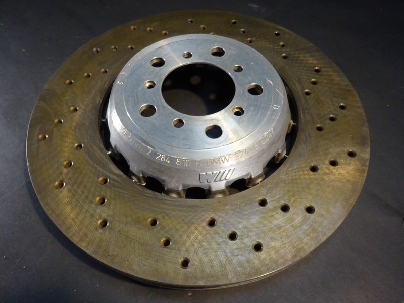 Genuine BMW OEM Front Brake Rotors 320mm – M Sport – Two-Piece Drilled – 3 & 4 S gallery