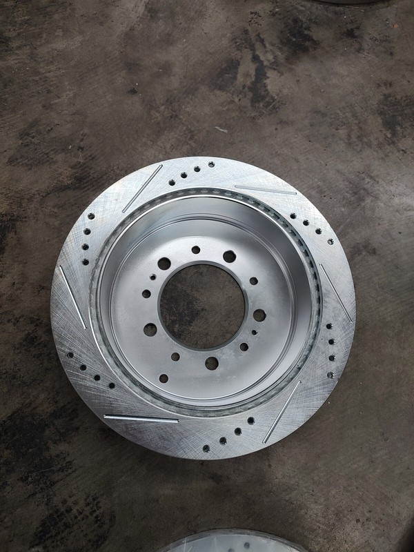 Power Stop JBR1355XR & L Rear Evolution Drilled & Slotted Rotor Pair gallery
