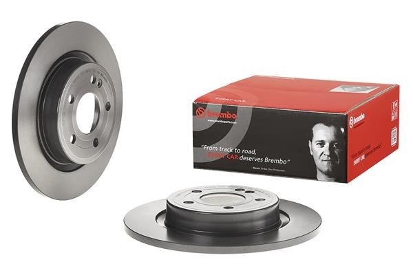 2x Brake Discs Pair Solid fits MERCEDES B220D W247 2.0D Rear 2018 on OM654.920 gallery